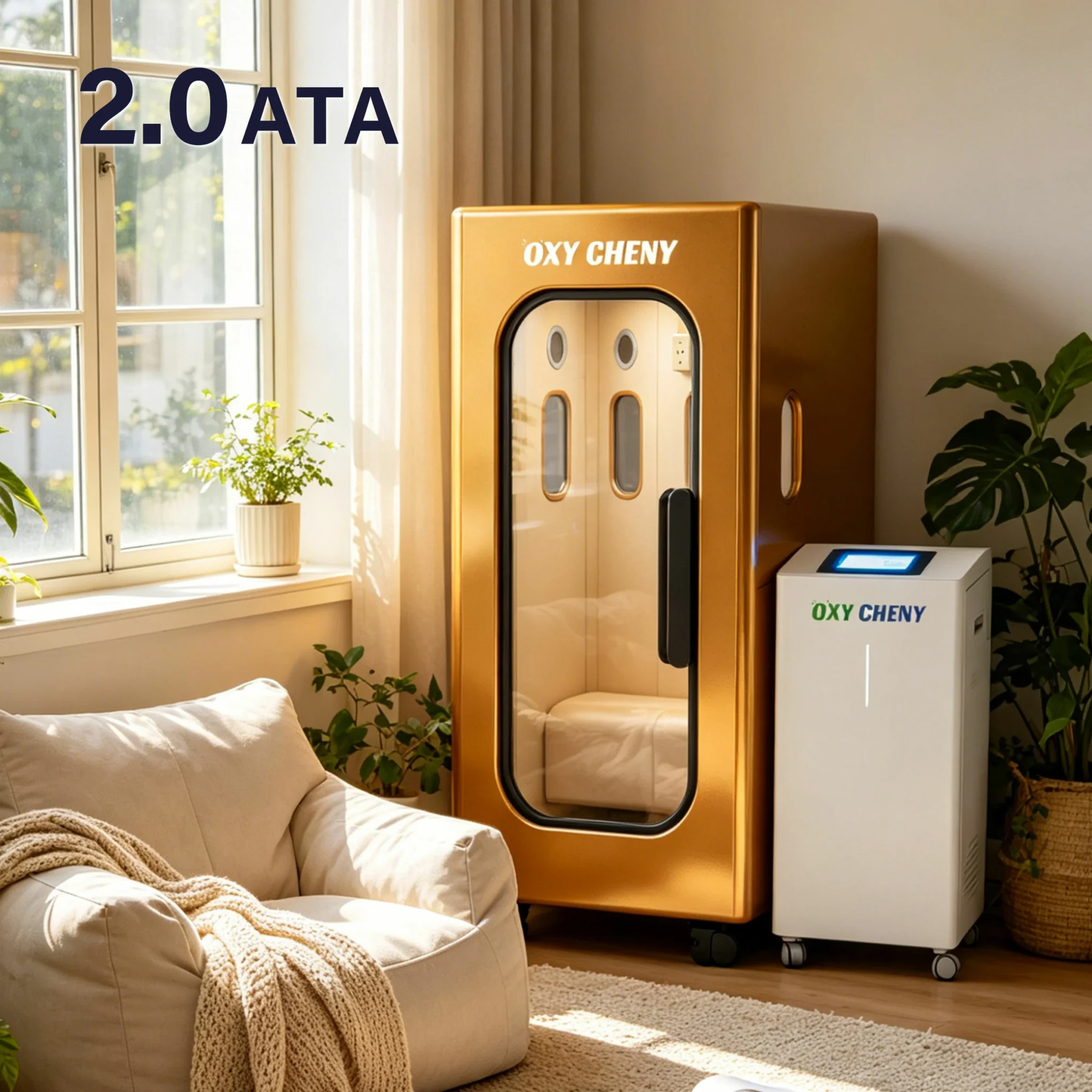 Mini Vivid Series | 2.0 ATA Smart Sitting Hard Shell Hyperbaric Chamber