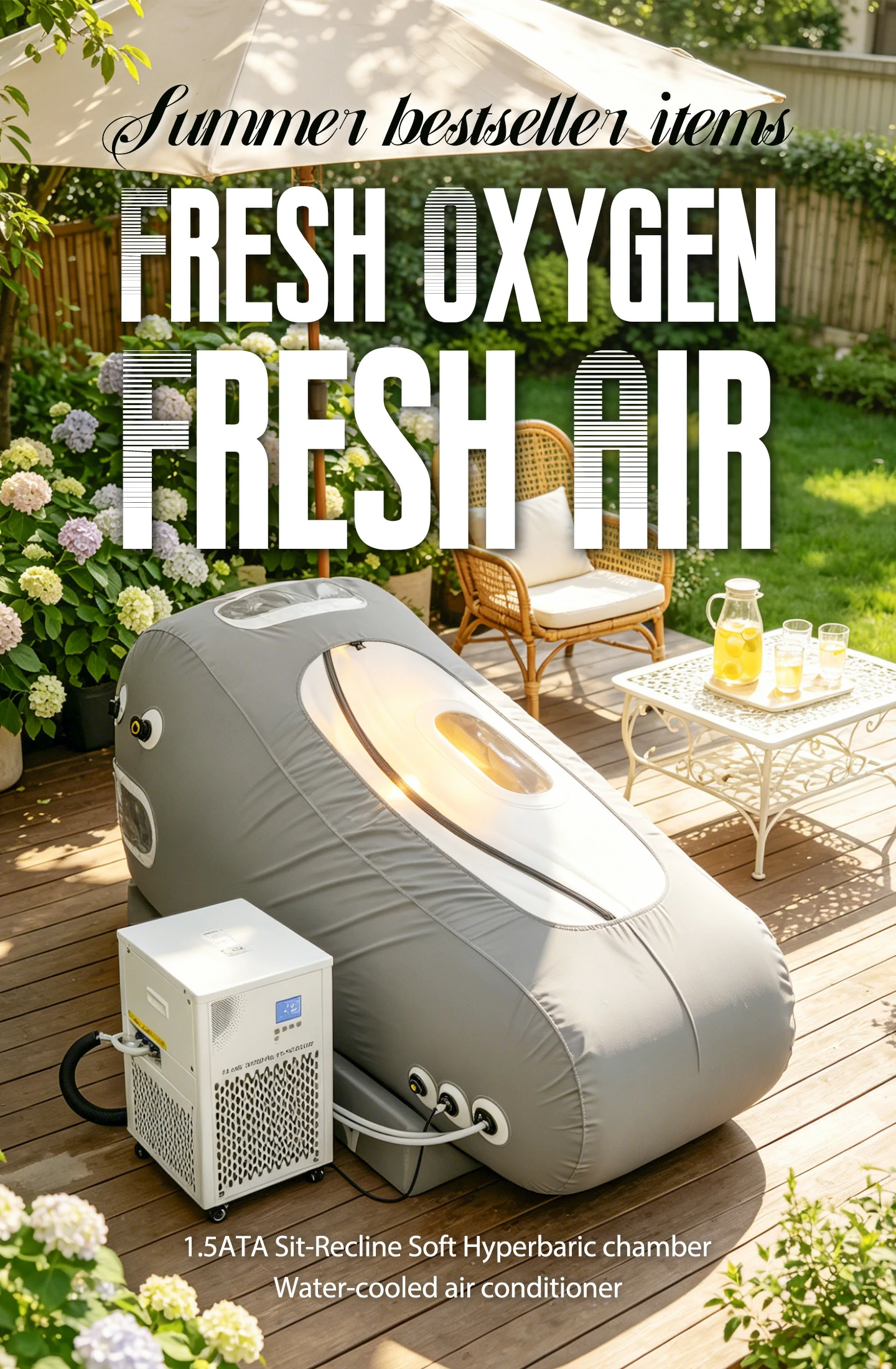 1.5 ATA Soft Hyperbaric Chamber for Sale
